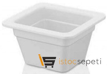 Külsan Thermoset Gastronom Küvet GN 1/6 17.6x16.2 cm 1.1 L Beyaz
