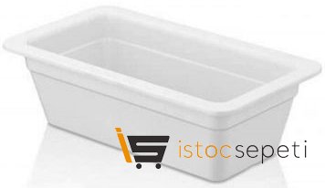 Külsan Thermoset Gastronom Küvet GN 1/3 17.6x32.5 cm 2.9 L Beyaz