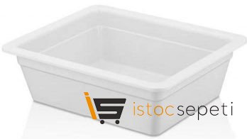 Külsan Thermoset Gastronom Küvet GN 1/2 26.5x32.5 cm 5.1 L Beyaz