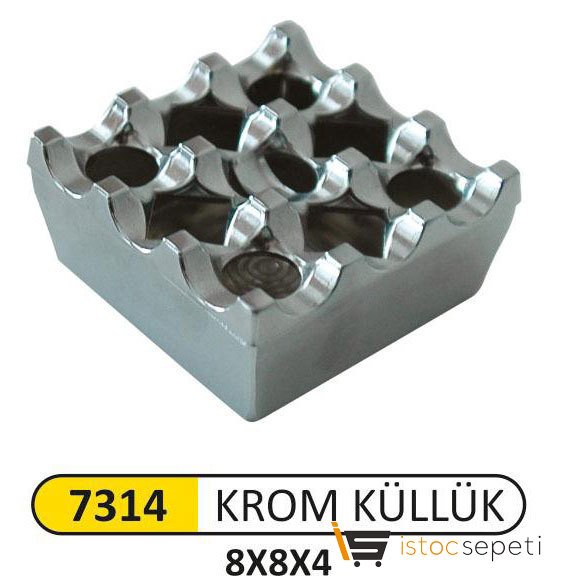 Arı Metal 7314 Masa Üstü Krom Küllük Küçük Boy