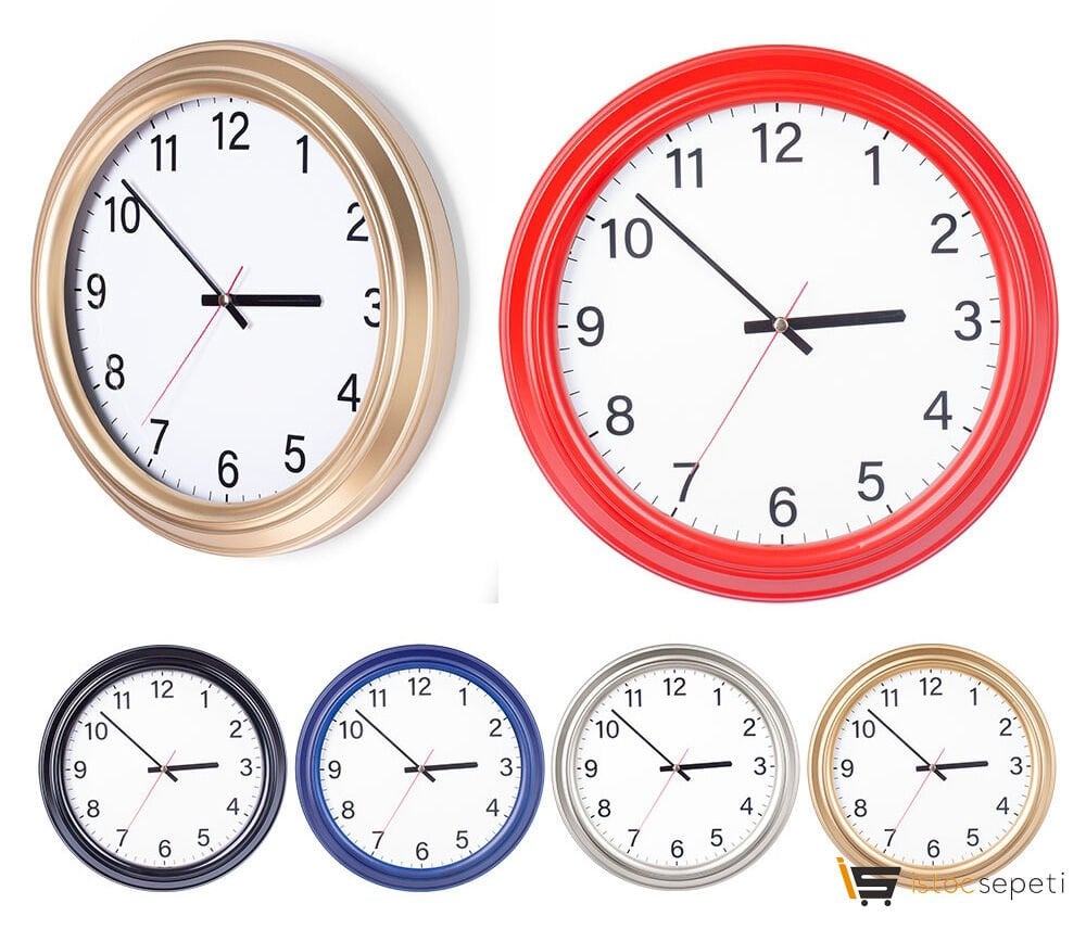 Plastik Duvar Saati Promosyon