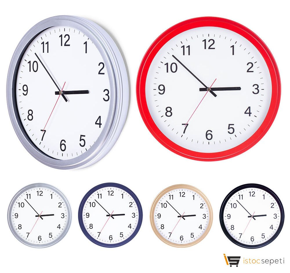 Plastik Duvar Saati Promosyon