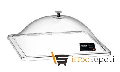 Polikarbon Bombe Kapak GN 1/2 33x27 cm