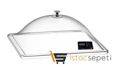 Polikarbon Bombe Kapak GN 1/2 33x27 cm