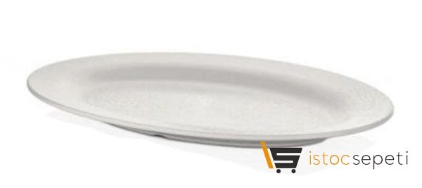 Külsan Thermoset Yağmur Servis Tabak Oval 64x44 cm