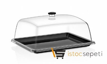 Gastro GF-12 Siyah Fanus + Tepsi
