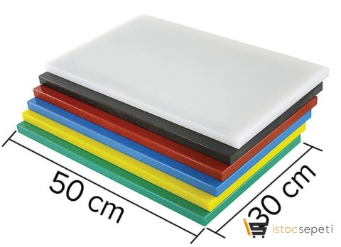 Polietilen Levha Kesme Tahtası 4 Cm Kalınlık 30x50 Cm