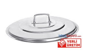 Helvane Tencere Yedek Parçaları Kulplu Çelik Kapak 60 cm