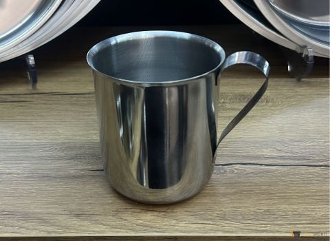 Çelik Bardak Paslanmaz Kulplu Su Bardakları 430 Krom