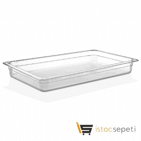 Gastro GN 1/1  65 mm Şeffaf Küvet GNP-1165