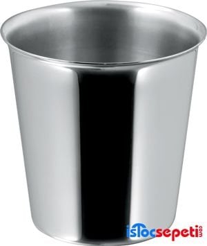 Metal Su Bardağı Paslanmaz Krom Çelik Lokanta Malzemeleri