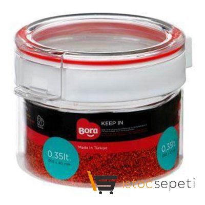 Yuvarlak Pet Saklama Kabı No:1 350 ml
