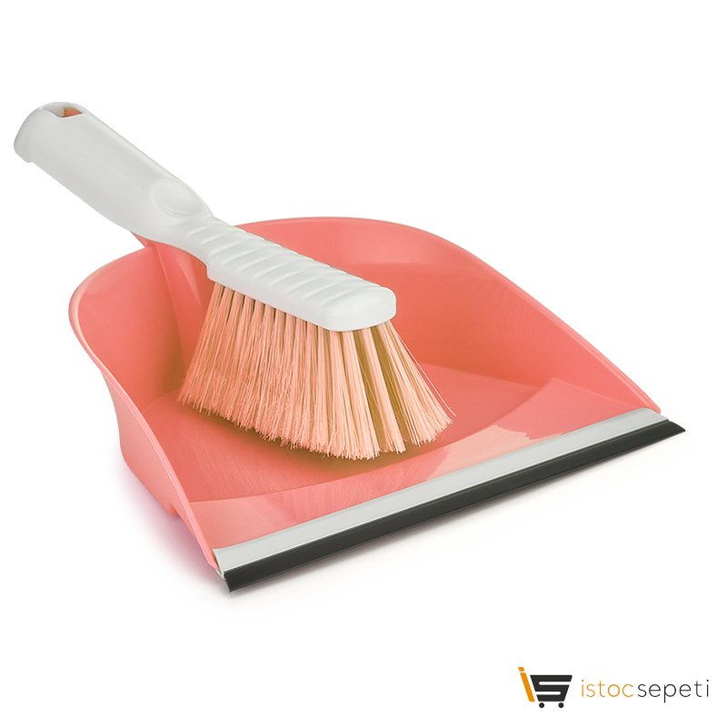 Flora Kibar Süpürgeli Faraş Lastik Uçlu F095 Fransiz Pembe