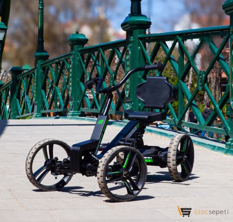 Genoride Elekrtrikli Pedal Go-Kart (Akülü Abara Alternatifi)