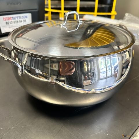 Yemek Tenceresi Güveç Tarzı 20-30 Kişilik Çelik