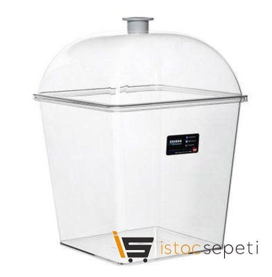 Derin Pasta Kek Kabı Takımı Polikarbonat 26x26x34.5 cm
