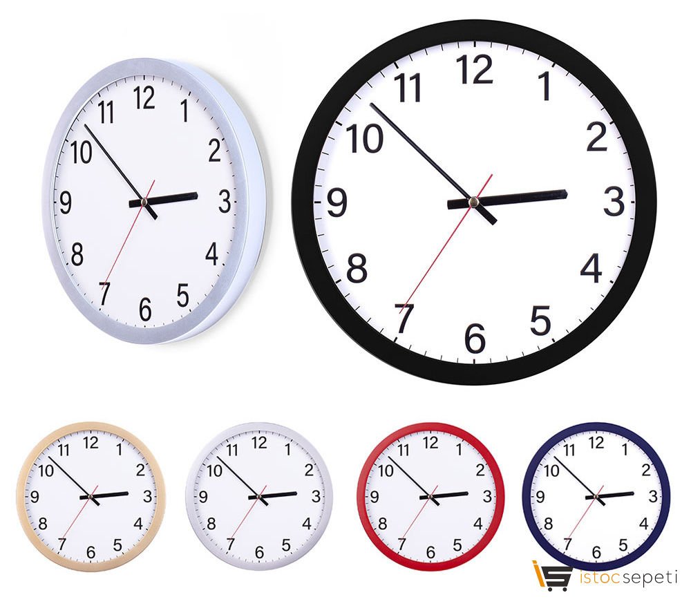 Plastik Duvar Saati Promosyon