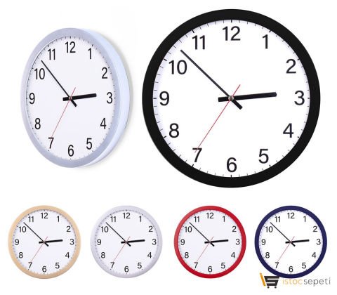 Plastik Duvar Saati Promosyon