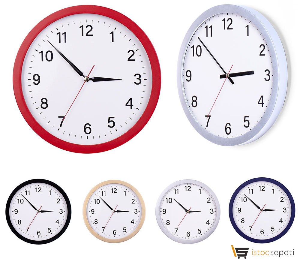 Plastik Duvar Saati Promosyon