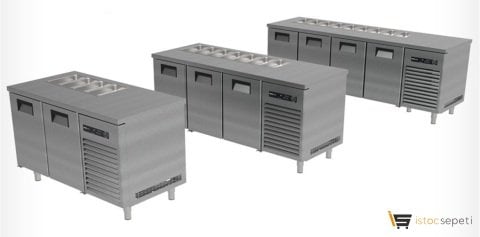 Portabianco SBHD-2N70 Soğuk Servis Buzdolabı-SBHD Çift Kapılı