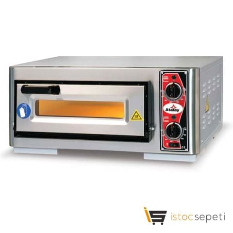 Atalay Tek Katlı Elektrikli Pizza Fırını 4 Pizza Kapasiteli APF-50-1