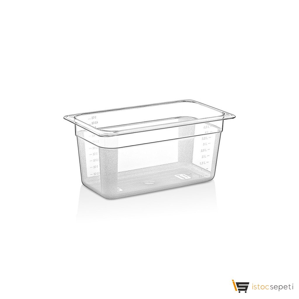 Şeffaf Gastro Küvet GN 1/3 150 mm GNP-13150
