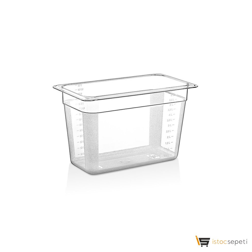 Şeffaf Gastro Küvet GN 1/3 200 mm GNP-13200