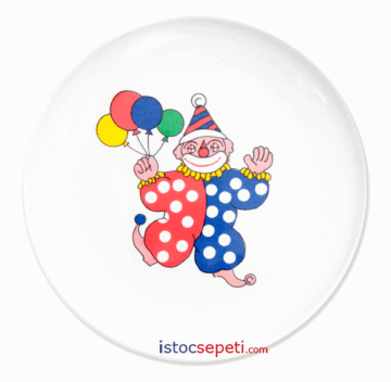 Desenli Amerikan Düz Tabak