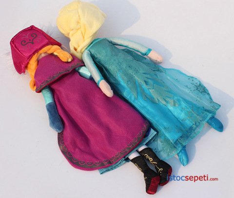 Elsa Peluş Bebek Frozen Oyuncak Bebekler 40 cm Büyük Boy