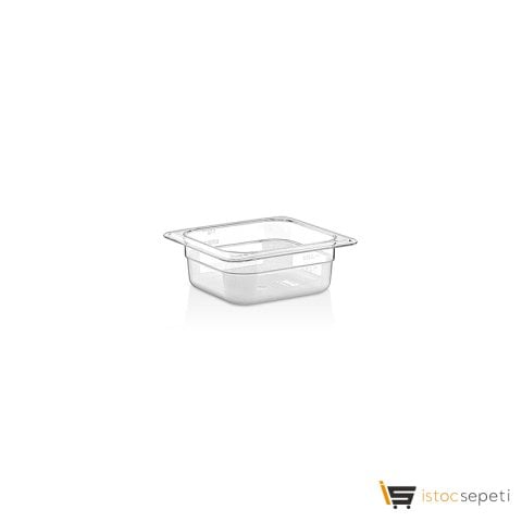 Polikarbon Gastro Küvet Şeffaf 1/6 65 m GNP-1665