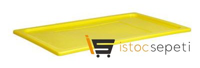 Kilitli Propilen Gastronomi Kapağı GN 1/1 Sarı