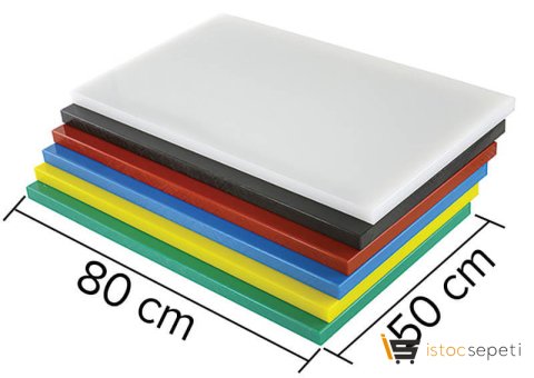 Polietilen Levha Kesme Tahtası 4 Cm Kalınlık 50x80 Cm