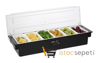 Bar Konteyner 6'lı 49.5x15.7 cm