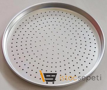 Almetal Pizza Tavası Std Mdl Delikli 24 cm