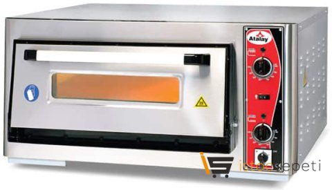 Atalay Tek Katlı Elektrikli Pizza Fırını 4 Pizza Kapasiteli APF-62-1