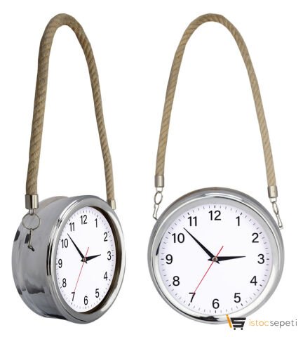 Krom Duvar Saati Promosyon