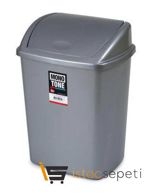 Click Çöp Kovası No: 4 26 L Gri