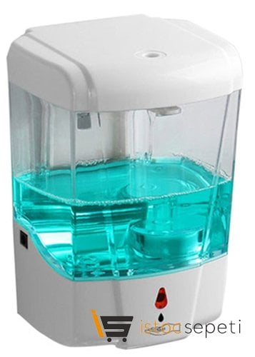 Xinda Duvara Monte Pilli Ve Elektrikli 700ml Sensörlü Sıvı Sabunluk Sensörlü-700ml