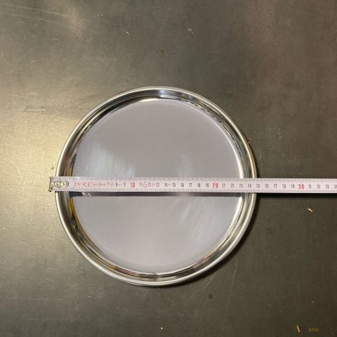 Çelik Burger Kebap Servis Tabağı 24.5 Cm