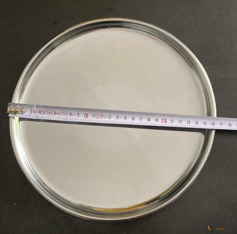 Düz Servis Tabağı Çelik Sunum Tabakları 26 cm 10 Adet