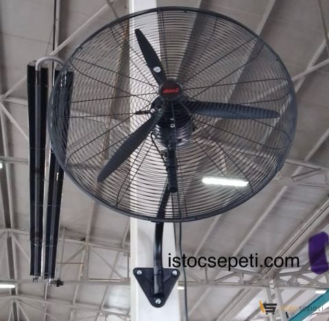 Kumandalı Metal Pervaneli Vantilatör 80 Cm Sanayi Tipi