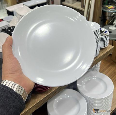 Toptan Servis Tabağı 23 cm 100 Adet Melamin Düğün Salonu Yemekhaneler İçin