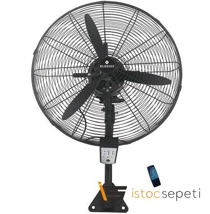 Rubenis Rbsr-95 Plus Sanayi Tipi Duvar Vantilatörü 76 cm Kumandalı