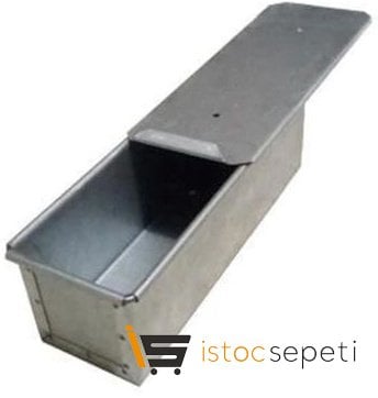 Almetal Klüp - Çavdar Tost Ekmeği Tavası 11x11x16 cm