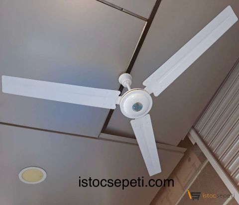 Toptan Tavan Vantilatörü 3 Kanat Beyaz 10 Adet
