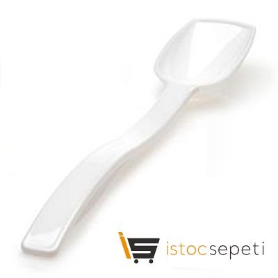 Zeytin ve Salata Kaşığı Polikarbonat 26 cm Beyaz