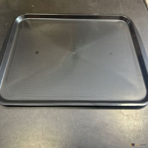 Restoran Plastik Servis Tepsisi 36x46 cm Siyah 10 Adet