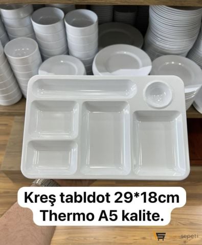 Anaokulu Kreş Tipi Çocuk Tabakları Tabldot Tabağı 10 Adet