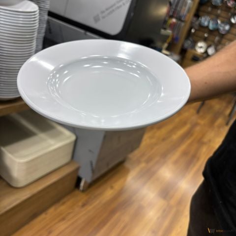 Klasik Servis Tabağı 21 cm 10 Adet Toptan Melamin