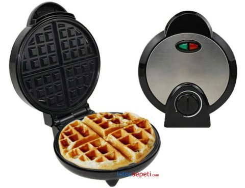 Kare Waffle Makinesi Elektrikli Yapışmaz Yüzeyli Waffle Pişirme Makineleri